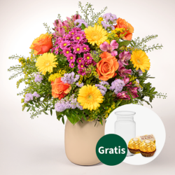 Blumen und Präsente von FloraPrima. Angebot "Blumenstrauß Blütenkuss" ab 36.99 zzgl. Lieferung.