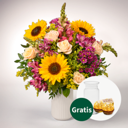 Blumen und Präsente von FloraPrima. Angebot "Blumenstrauß Sommerfreude" ab 42.99 zzgl. Lieferung.
