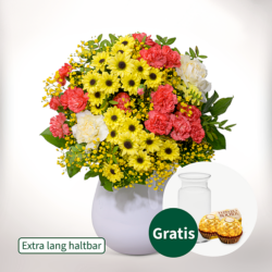 Blumen und Präsente von FloraPrima. Angebot "Blumenstrauß Lange Freude" ab 29.99 zzgl. Lieferung.